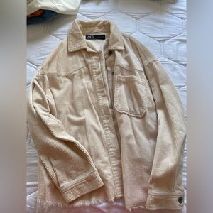 Cream corduroy Zara jacket